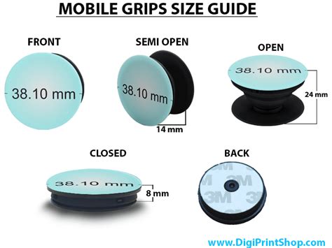 size of popsocket circle